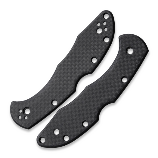Flytanium Carbon Fiber Scales for Spyderco Delica