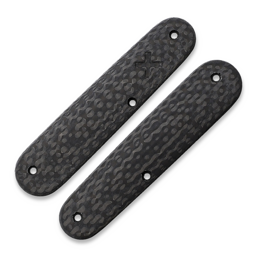 Flytanium Carbon Fiber Scales for Victorinox Cadet SAK - Contoured