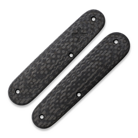 Flytanium Carbon Fiber Scales for Victorinox Cadet SAK - Contoured