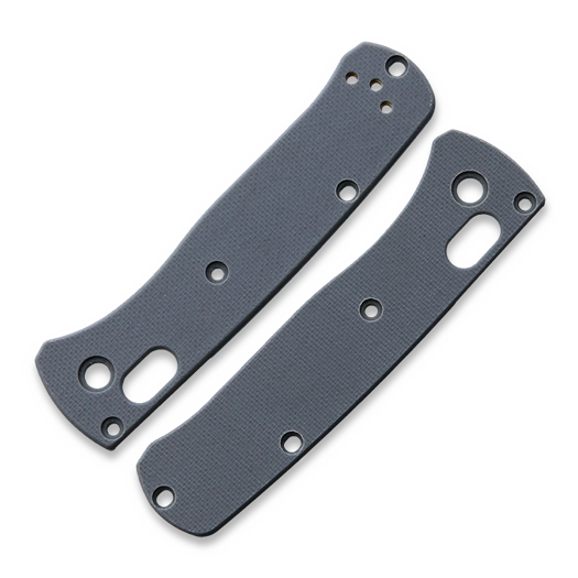 Flytanium Classic G-10 Scales for Benchmade MINI Bugout Knife - Gray