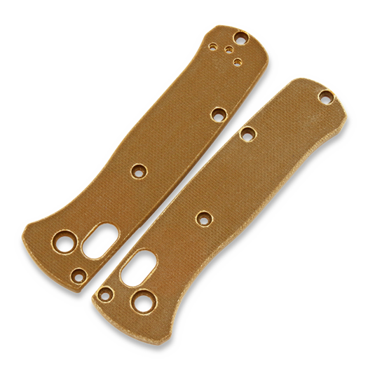Flytanium Classic G-10 Scales for Benchmade MINI Bugout Knife - Tan