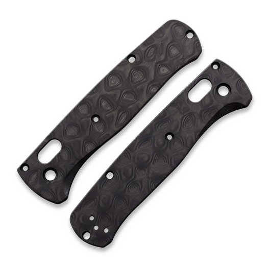 Flytanium Classic Raindrop Carbon Fiber Scales for Benchmade Bugout Knife