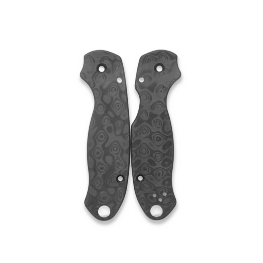 Flytanium Classic Raindrop Carbon Fiber Scales for Spyderco Para3