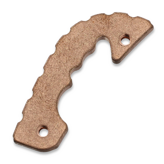 Flytanium Copper Backspacer for Spyderco Shaman - Antique Stonewash
