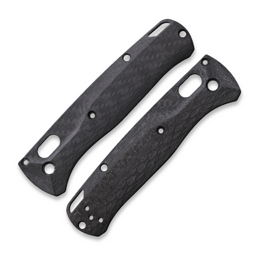Flytanium Crossfade Basket Weave Carbon Fiber Scales for Benchmade Bugout
