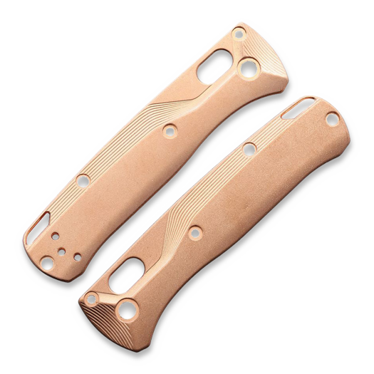 Flytanium Crossfade Copper Scales for Benchmade MINI Bugout, Stonewash