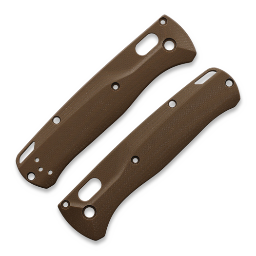 Flytanium Crossfade G-10 Scales for Benchmade Bugout - Earth Brown