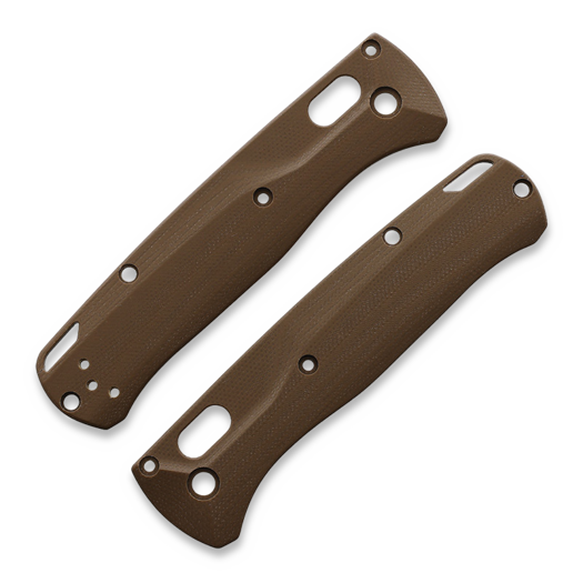 Flytanium Crossfade G-10 Scales for Benchmade Bugout - Earth Brown