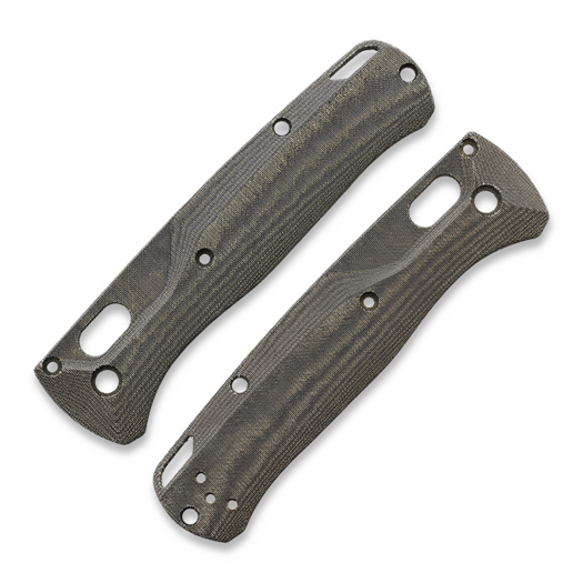 Flytanium Crossfade Green Linen Micarta Scales for Benchmade Bugout
