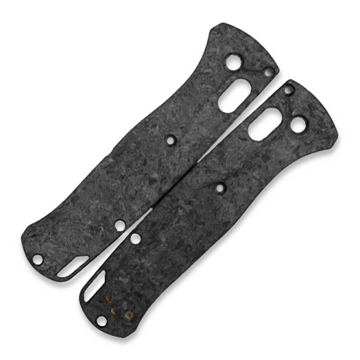 Flytanium Crossfade Shredded Carbon Fiber Scales for Benchmade Bugout