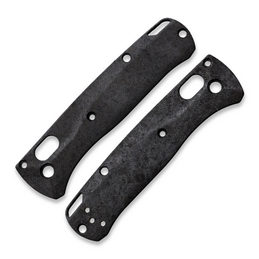 Flytanium Crossfade Shredded Carbon Fiber Scales for Benchmade MINI Bugout