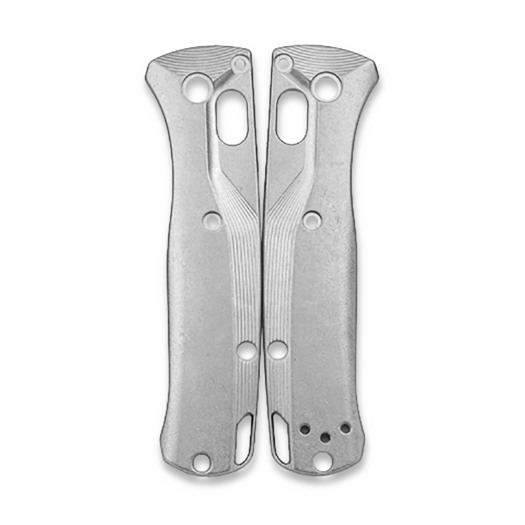 Flytanium Crossfade Titanium Scales for Benchmade MINI Bugout - Stonewash