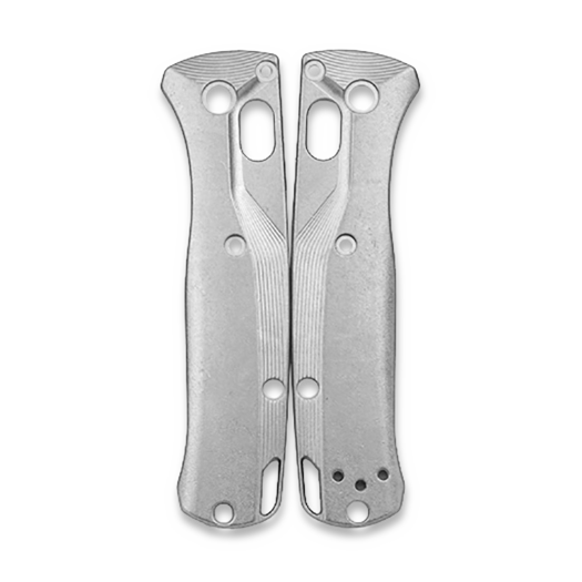 Flytanium Crossfade Titanium Scales for Benchmade MINI Bugout - Stonewash