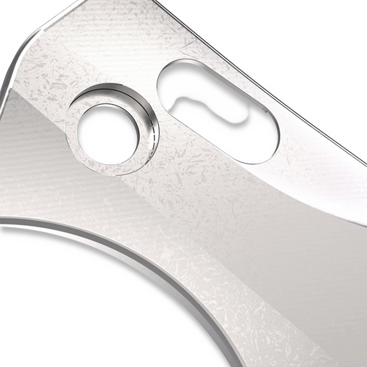 Flytanium Distortion Titanium Scales for Hogue Deka (Gen 2) - Stonewash handle scales