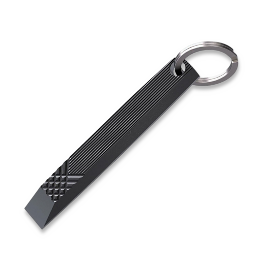 Flytanium Flybar Keychain Prybar - Titanium Black