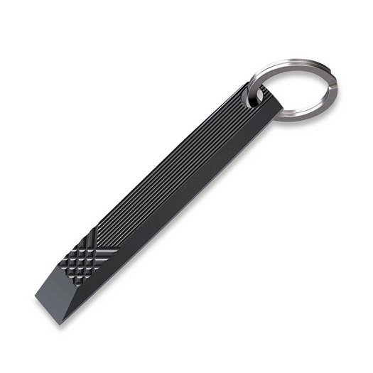 Flytanium Flybar Keychain Prybar - Titanium Black