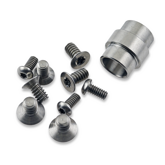 Flytanium Full Titanium Hardware Kit for Spyderco Manix 2 - Satin
