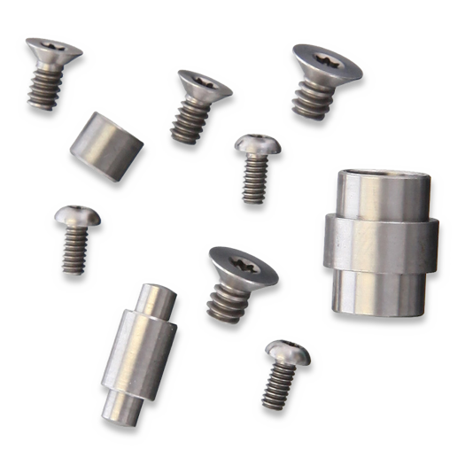 Flytanium Full Titanium Hardware Kit for Spyderco Para3 Knife