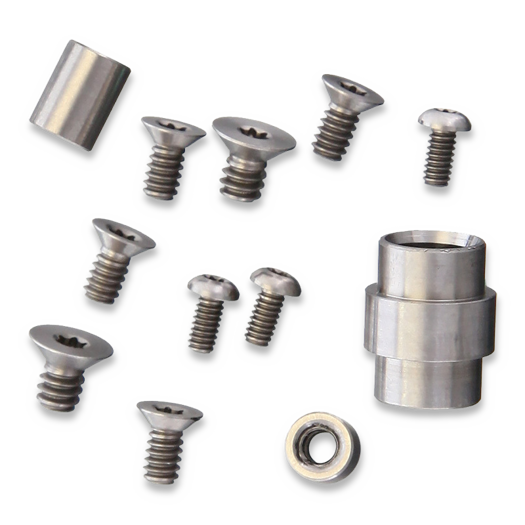 Flytanium Full Titanium Hardware Kit for Spyderco PM2 - Satin