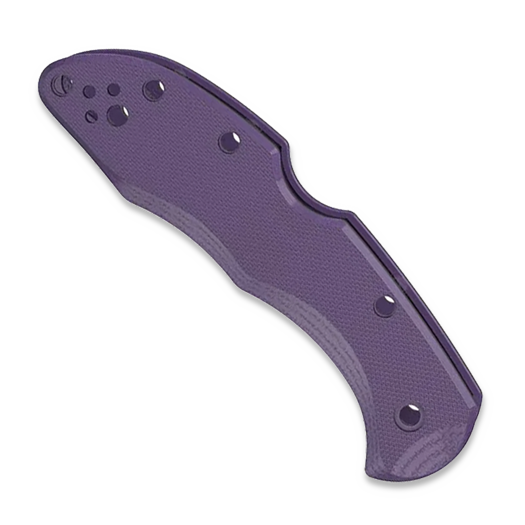Flytanium G-10 Scales - Spyderco Delica - Deep Purple