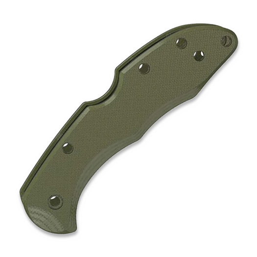 Flytanium G-10 Scales - Spyderco Delica - OD Green