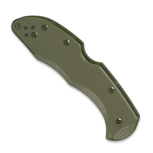 Flytanium G-10 Scales - Spyderco Delica - OD Green