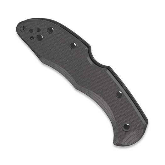 Flytanium G-10 Scales - Spyderco Delica - Pitch Black