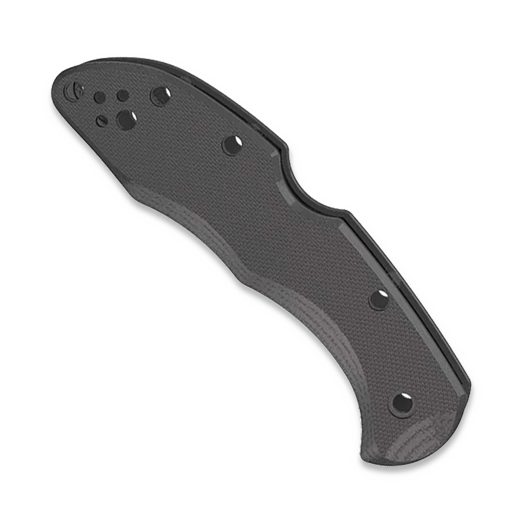 Flytanium G-10 Scales - Spyderco Delica - Pitch Black