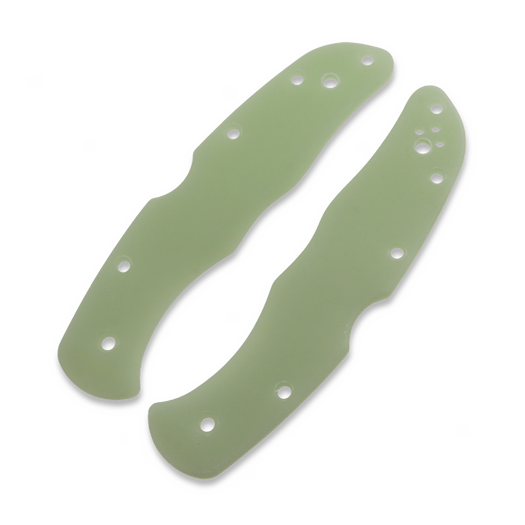 Flytanium G-10 Scales - Spyderco Endura - Natural Jade