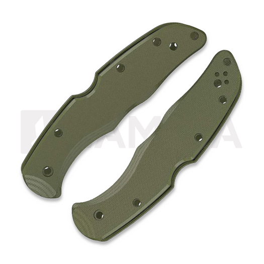 Flytanium G-10 Scales - Spyderco Endura - OD Green