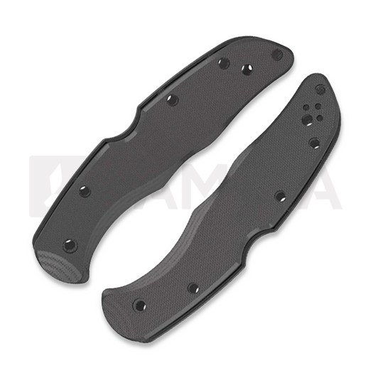 Flytanium G-10 Scales - Spyderco Endura - Pitch Black