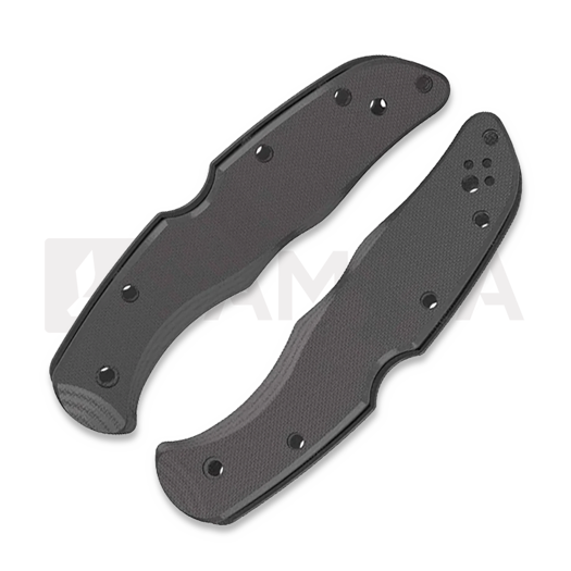 Flytanium G-10 Scales - Spyderco Endura - Pitch Black