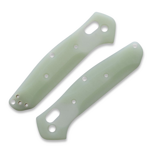 Flytanium Jade Natural G-10 Scales for Benchmade Mini Osborne 945