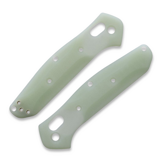 Flytanium Jade Natural G-10 Scales for Benchmade Mini Osborne 945