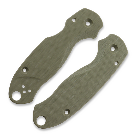 Flytanium Lotus G-10 Scales for Spyderco Para 3 Knife, OD Green