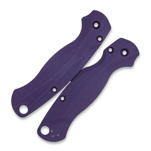 Flytanium Lotus Purple G-10 "Purple Haze" Scales for Spyderco PM2 Knife