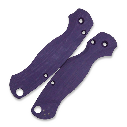 Flytanium Lotus Purple G-10 "Purple Haze" Scales for Spyderco PM2 Knife