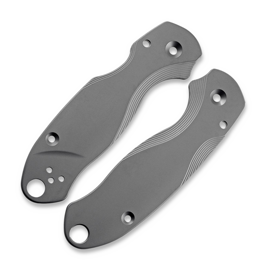 Flytanium Lotus Titanium Scales for Spyderco Para 3, Blasted