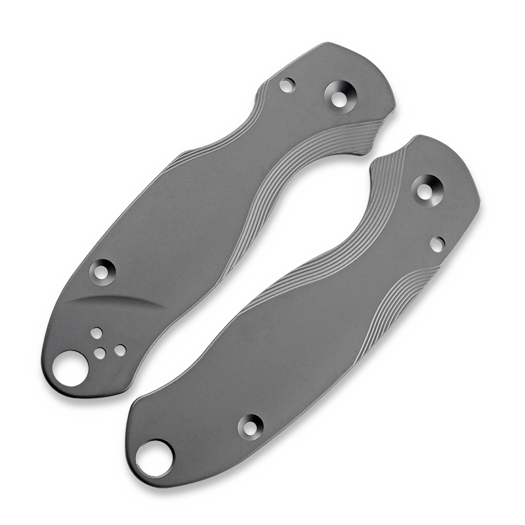 Flytanium Lotus Titanium Scales for Spyderco Para 3, Blasted