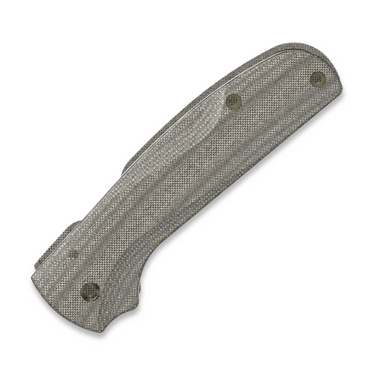 Flytanium Micarta Lotus Scales for Spyderco Shaman - Black Canvas handle scales