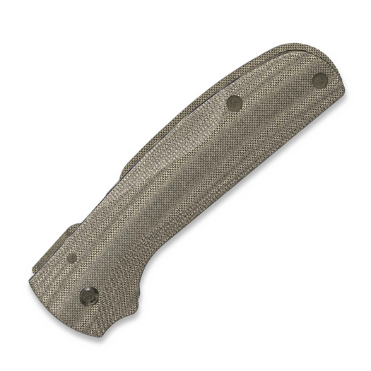 Handle scales Flytanium Micarta Lotus Scales for Spyderco Shaman - Green Canvas