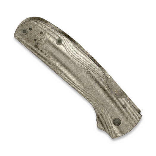Flytanium Micarta Lotus Scales for Spyderco Shaman - Green Canvas handle scales