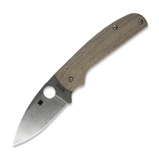 Flytanium Micarta Lotus Scales for Spyderco Shaman - Green Canvas kahvapalat