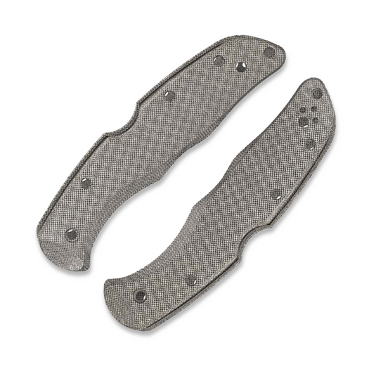 Flytanium Micarta Scales - Spyderco Endura - Black Canvas