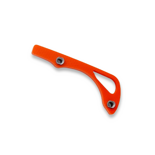 Flytanium Orange G-10 Backspacer for Benchmade MINI Bugout