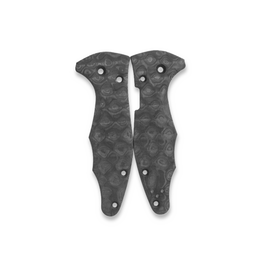 Flytanium Raindrop Carbon Fiber Scales for Spyderco Yojimbo 2