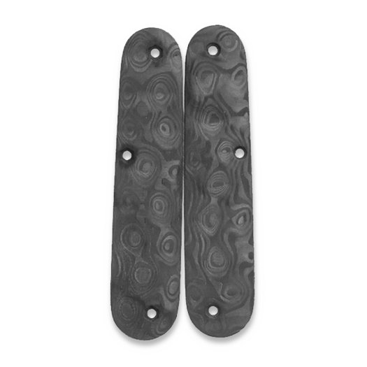 Flytanium Raindrop CF Scales for Victorinox Cadet SAK - Contoured