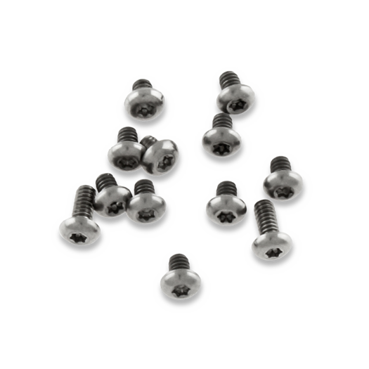 Flytanium Set of 12 Titanium Body Screws for Benchmade Bugout Silver