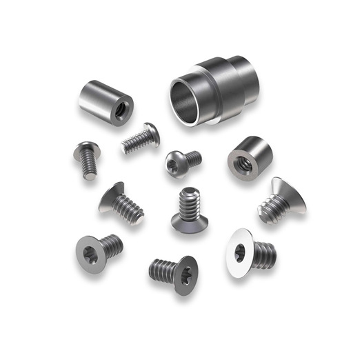 Flytanium Steel Replacement Hardware Kit - Spyderco Paramilitary 2 Knife - Satin