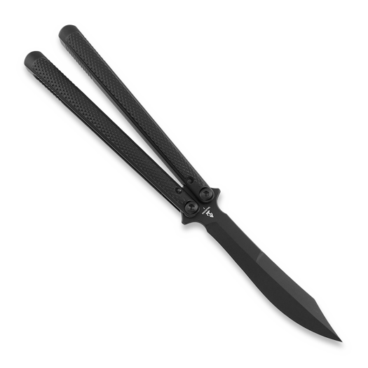 Flytanium Talisong Z - Black and Black butterfly knife